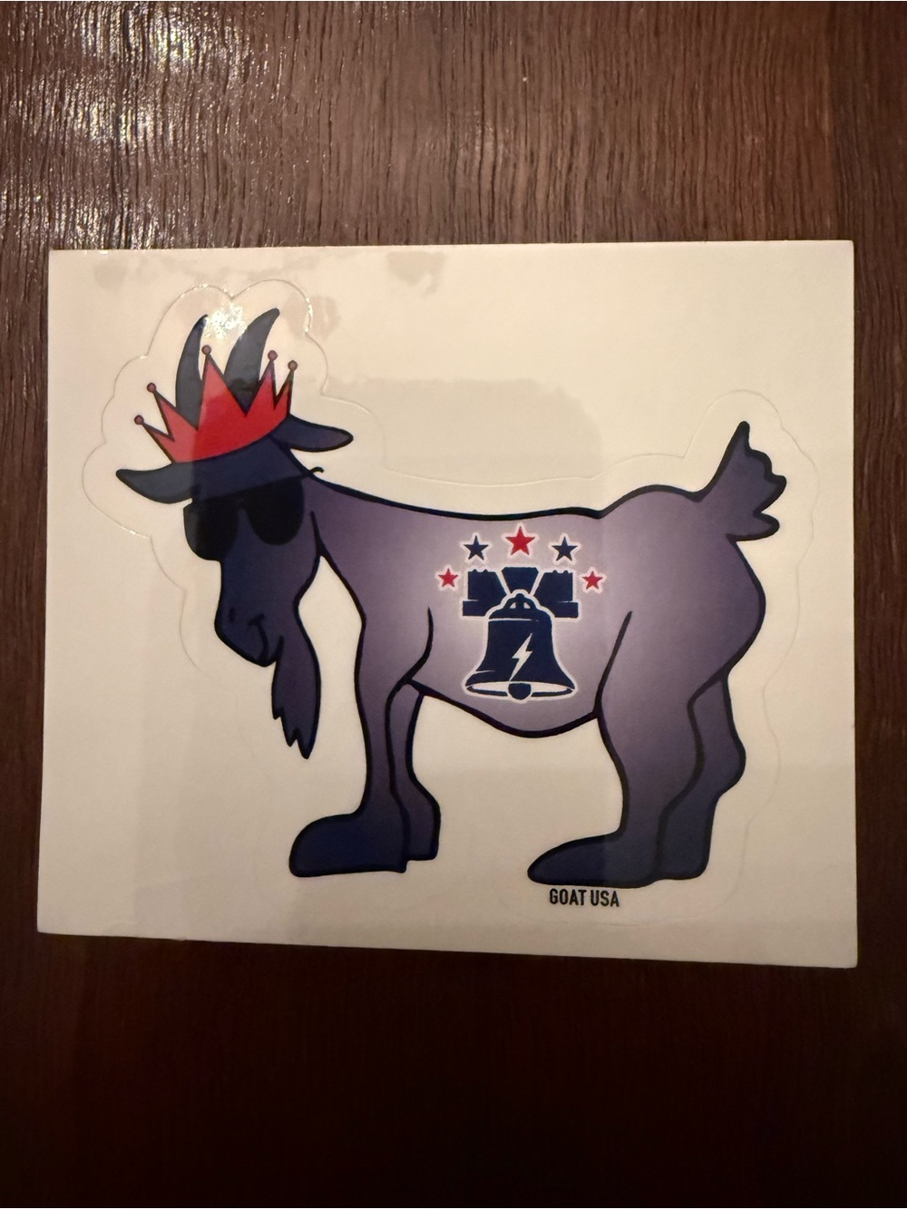 GOAT USA Philadelphia Goat Sticker. Single Sticker. Brand New.